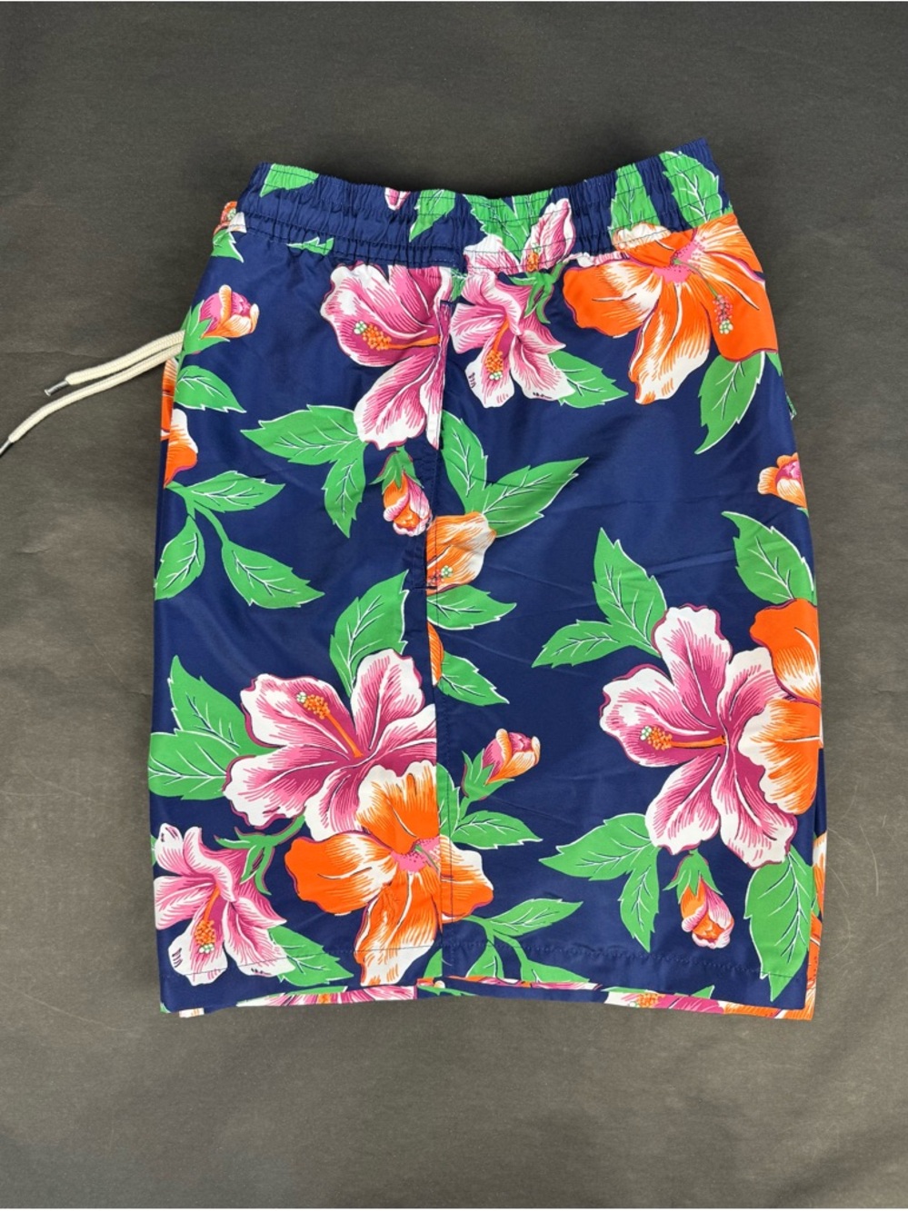 Polo Ralph Lauren floral-print swim shorts Orange & Pink Hibiscus 2XB 2TG - Picture 7 of 10